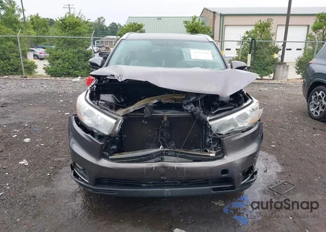 2015 Toyota Highlander Xle V6 from USA, damaged, VIN 5TDJKRFHXFS195918